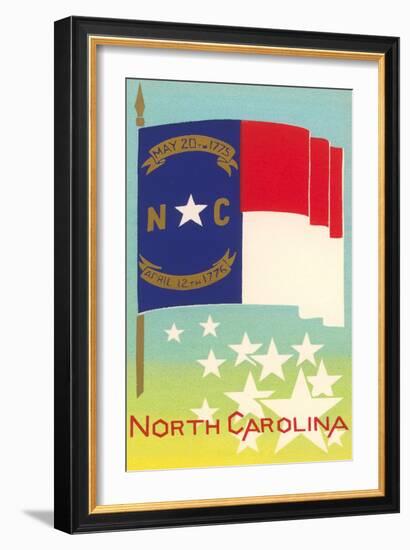 Flag of North Carolina-null-Framed Art Print