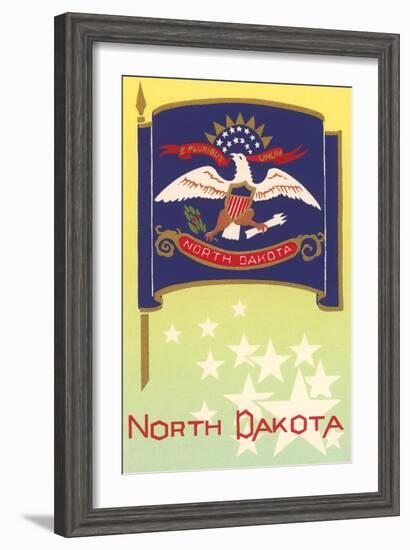 Flag of North Dakota-null-Framed Art Print