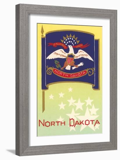 Flag of North Dakota-null-Framed Art Print