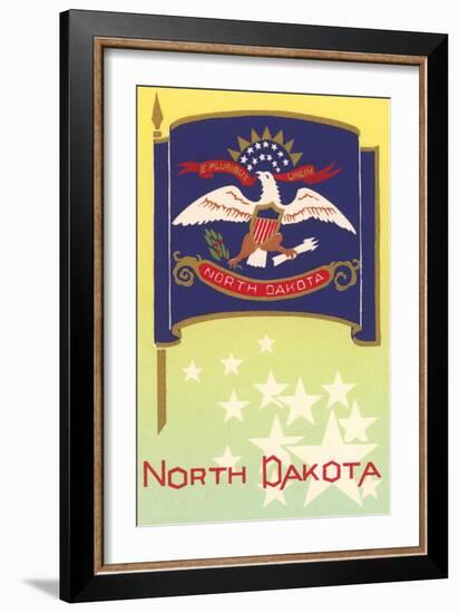 Flag of North Dakota--Framed Art Print