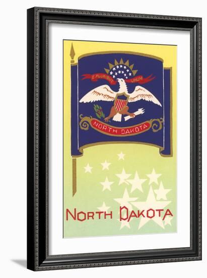 Flag of North Dakota-null-Framed Art Print