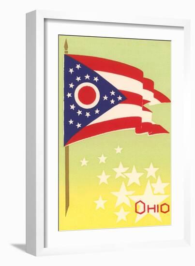 Flag of Ohio-null-Framed Art Print