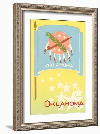 Flag of Oklahoma-null-Framed Art Print