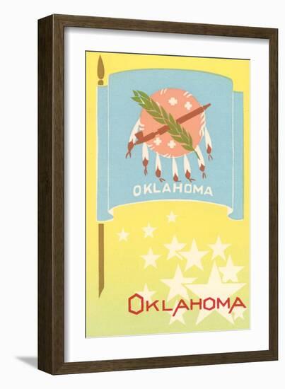 Flag of Oklahoma-null-Framed Art Print