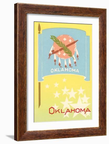 Flag of Oklahoma-null-Framed Art Print