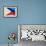 Flag Of Philippines-bioraven-Framed Art Print displayed on a wall