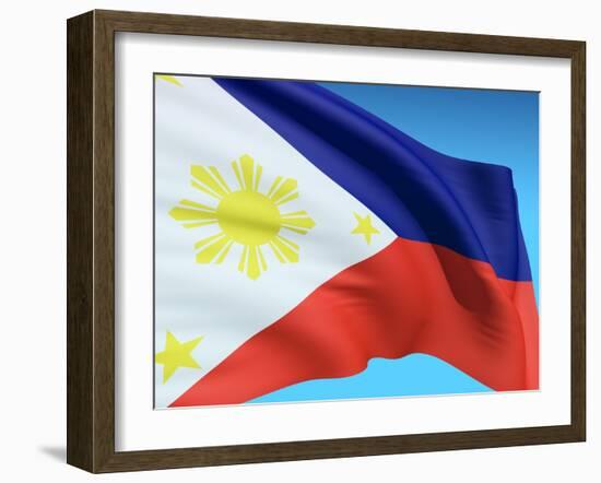 Flag Of Philippines-bioraven-Framed Art Print