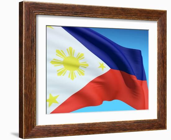 Flag Of Philippines-bioraven-Framed Art Print