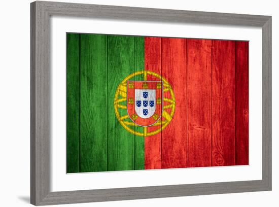 Flag Of Portugal-Miro Novak-Framed Art Print