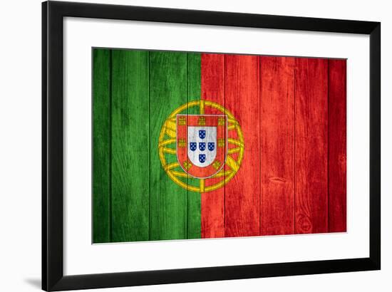 Flag Of Portugal-Miro Novak-Framed Art Print