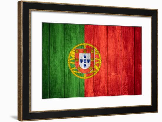 Flag Of Portugal-Miro Novak-Framed Art Print