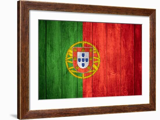 Flag Of Portugal-Miro Novak-Framed Art Print