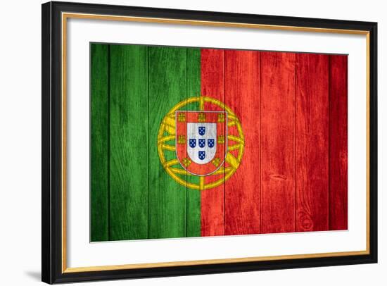 Flag Of Portugal-Miro Novak-Framed Art Print