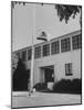 Flag of Republic of California Flying at Half Mast Following Plane Crash-Ralph Crane-Mounted Photographic Print