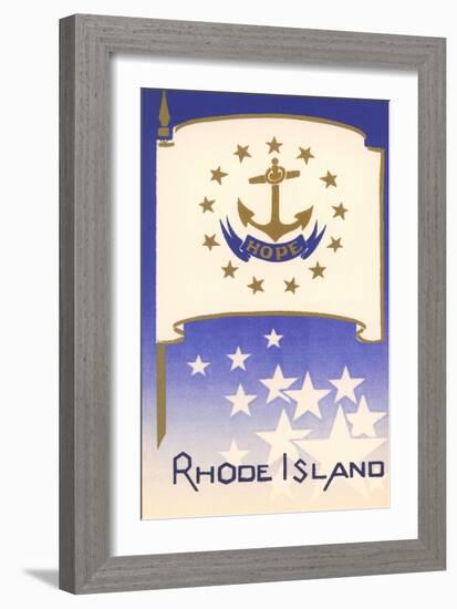 Flag of Rhode Island-null-Framed Art Print