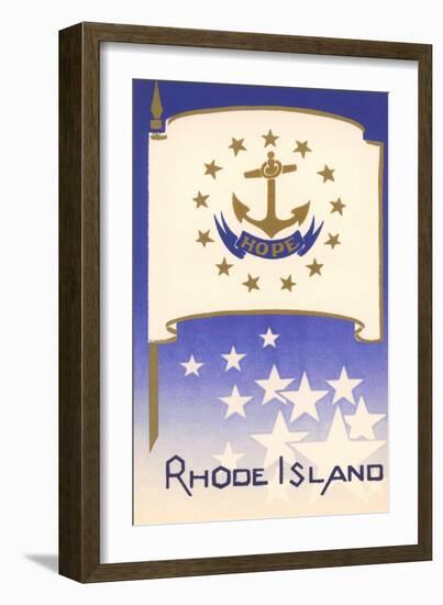 Flag of Rhode Island-null-Framed Art Print