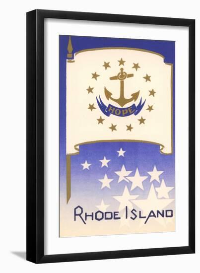 Flag of Rhode Island-null-Framed Art Print