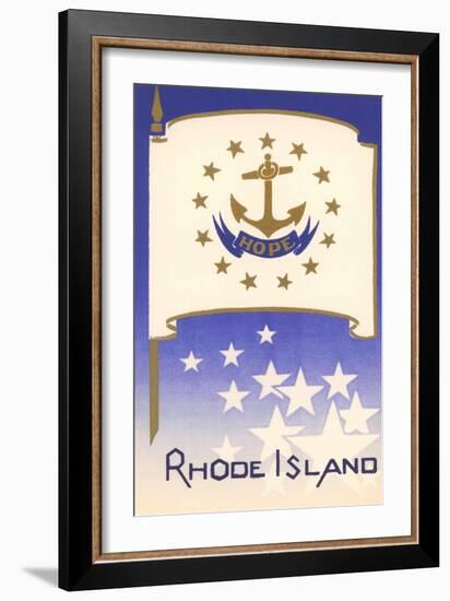 Flag of Rhode Island-null-Framed Art Print