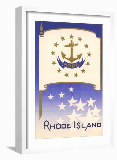 Flag of Rhode Island-null-Framed Art Print