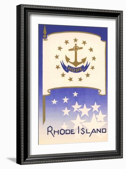 Flag of Rhode Island-null-Framed Art Print