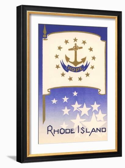 Flag of Rhode Island-null-Framed Art Print