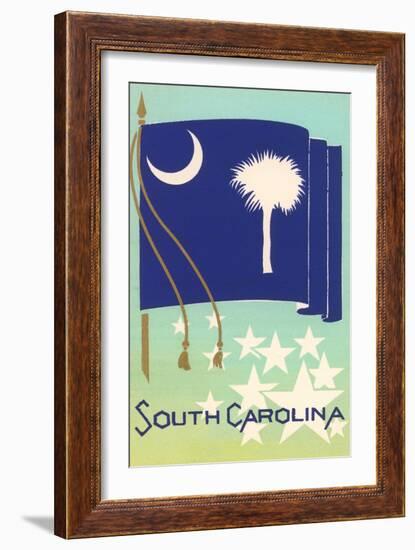 Flag of South Carolina-null-Framed Art Print