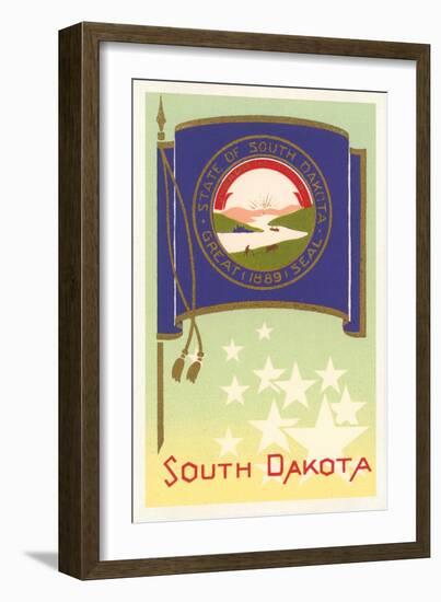 Flag of South Dakota-null-Framed Art Print