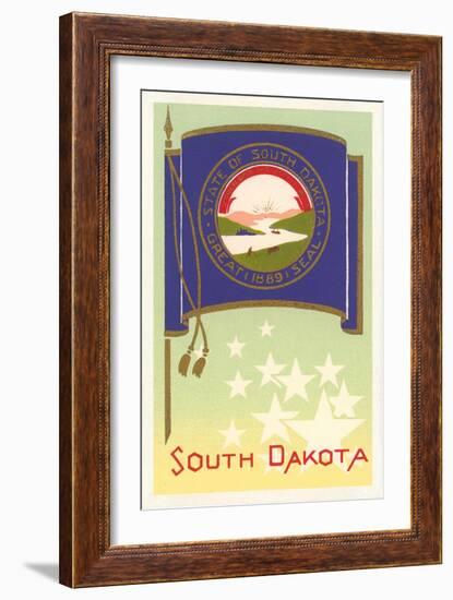 Flag of South Dakota-null-Framed Art Print