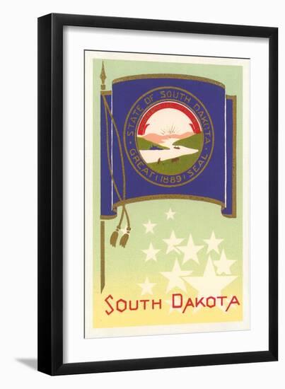 Flag of South Dakota-null-Framed Art Print