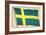 Flag of Sweden-null-Framed Art Print