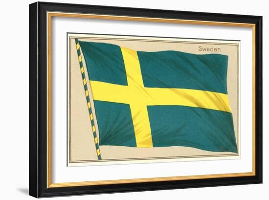 Flag of Sweden-null-Framed Art Print