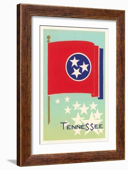 Flag of Tennessee-null-Framed Art Print