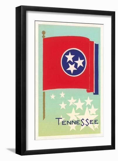 Flag of Tennessee-null-Framed Art Print