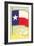 Flag of Texas-null-Framed Art Print