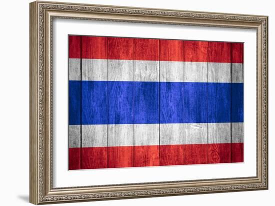 Flag Of Thailand-Miro Novak-Framed Art Print