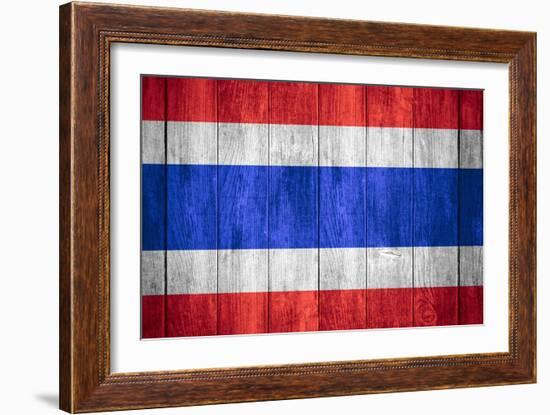 Flag Of Thailand-Miro Novak-Framed Art Print
