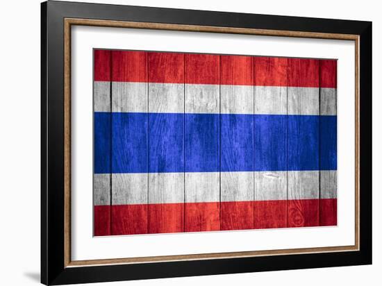 Flag Of Thailand-Miro Novak-Framed Art Print