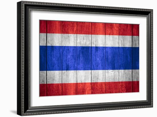 Flag Of Thailand-Miro Novak-Framed Art Print