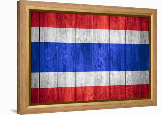 Flag Of Thailand-Miro Novak-Framed Stretched Canvas