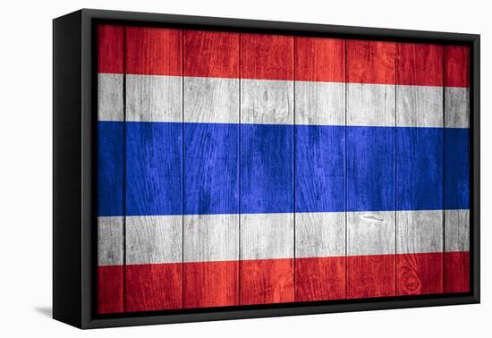 Flag Of Thailand-Miro Novak-Framed Stretched Canvas