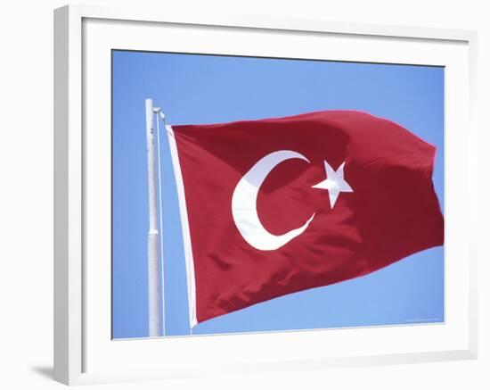 Flag of Turkey-Barry Winiker-Framed Photographic Print