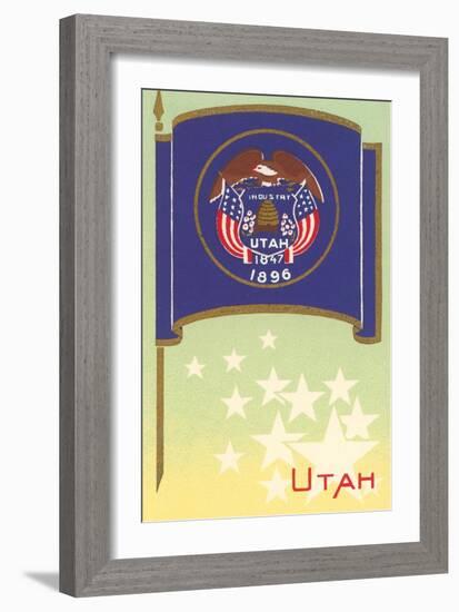 Flag of Utah-null-Framed Art Print