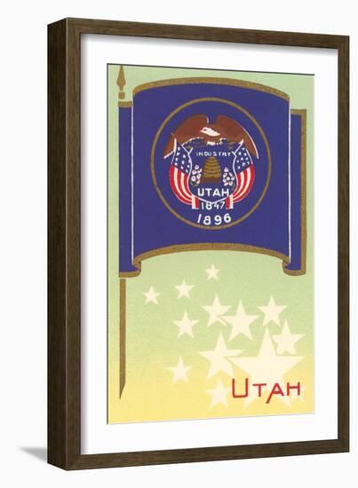 Flag of Utah-null-Framed Art Print