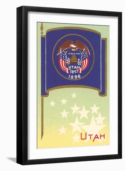 Flag of Utah-null-Framed Art Print