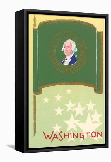 Flag of Washington-null-Framed Stretched Canvas
