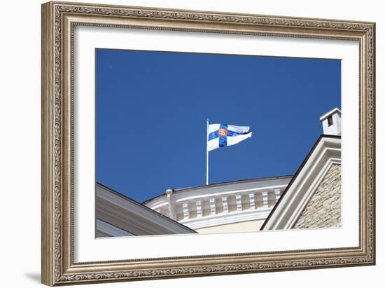 Flag, Tallin, Estonia, 2011-Sheldon Marshall-Framed Photographic Print