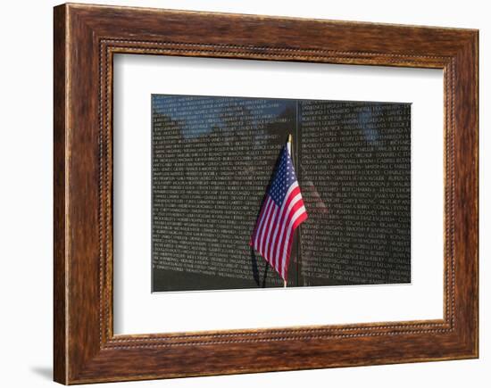 Flag Vietnam Veterans Memorial-null-Framed Premium Giclee Print