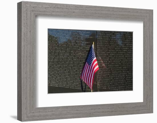 Flag Vietnam Veterans Memorial-null-Framed Premium Giclee Print