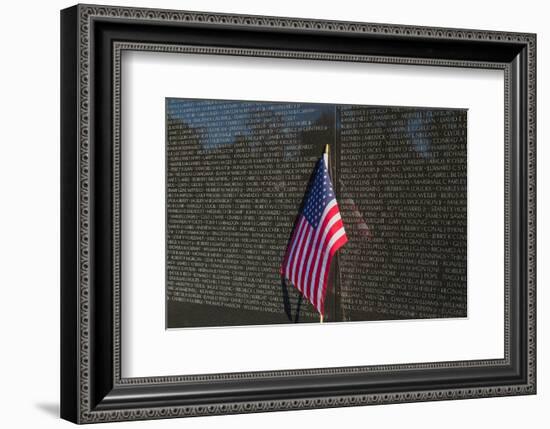 Flag Vietnam Veterans Memorial-null-Framed Premium Giclee Print