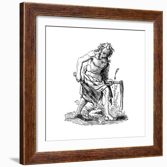 Flagellant, 16th Century-Jost Amman-Framed Giclee Print